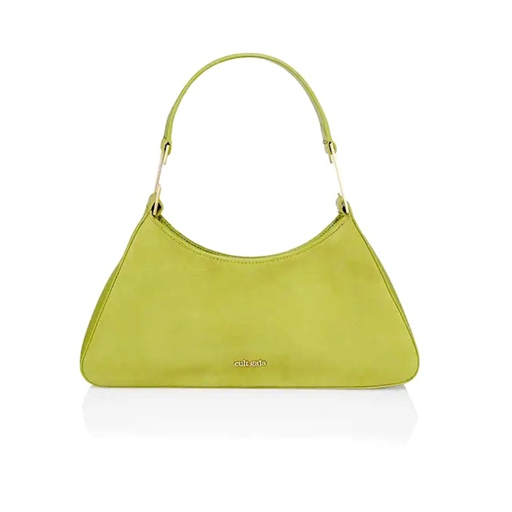 Cult Gaia Olive Green Bag with Gold Accents - Picture 2 of 8